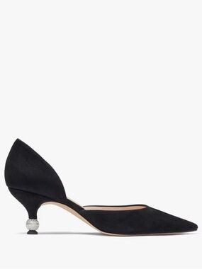 Kate Spade / Delilah Pave crystal embellished heel pumps kitten 9